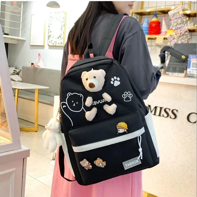 Tas Ransel Sekolah Anak Remaja SD SMP Model Boneka - tas ransel