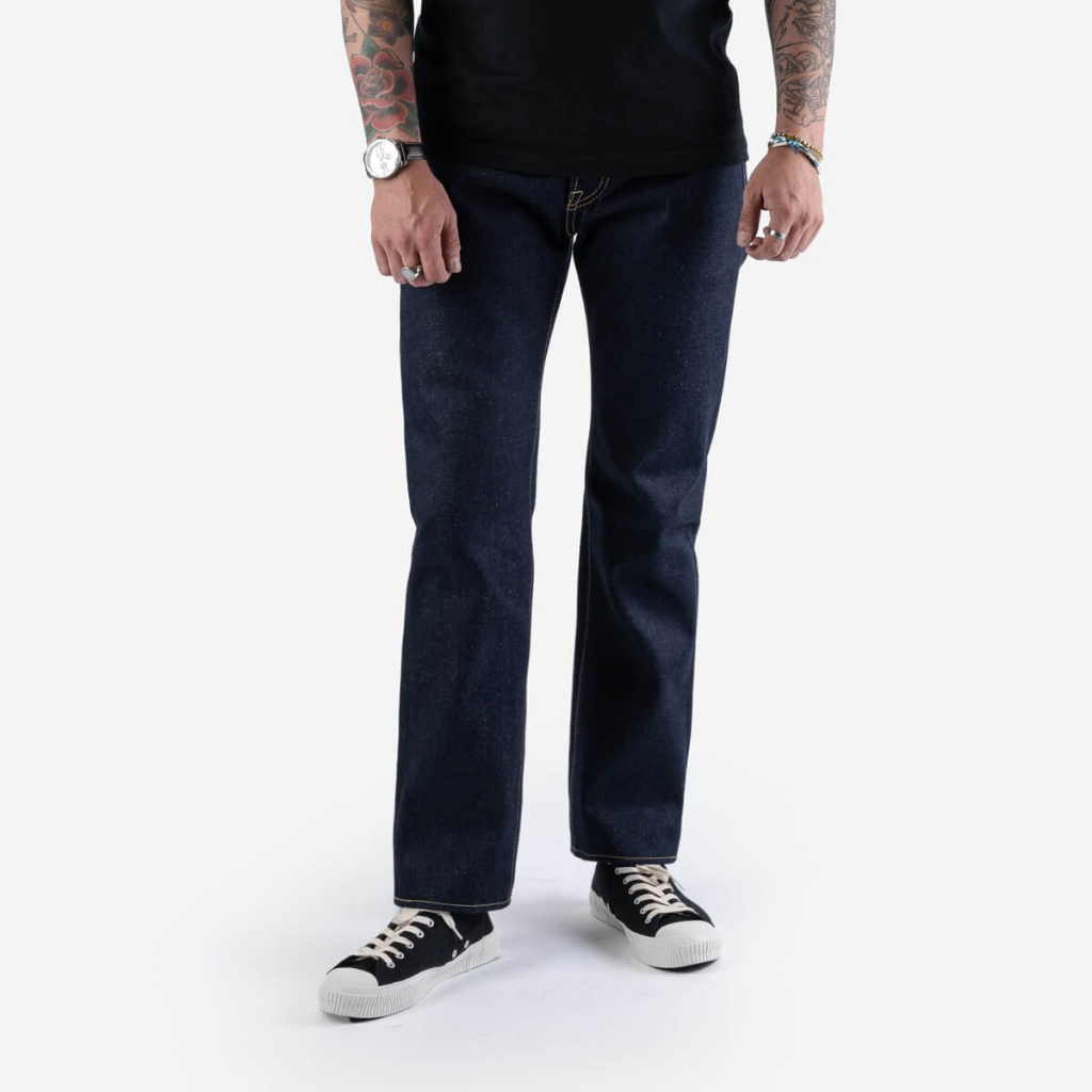 Iron Heart IH-666-UHR 21/23oz Ultra Heavy Raw Japan Selvedge Denim Slim Straight Cut Jeans