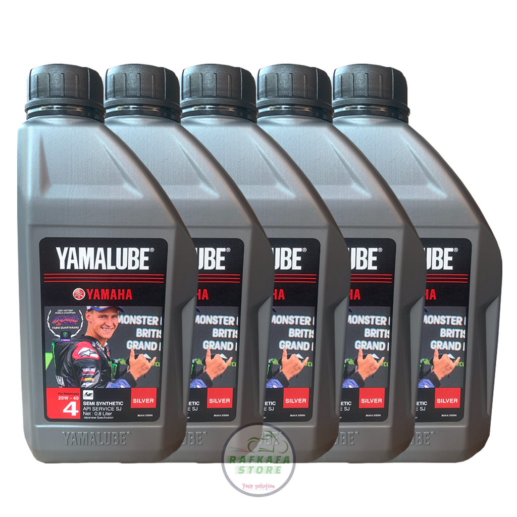 PAKET USAHA-OLI YAMALUBE SILVER 800 ML OLI BEBEK (5 PCS)