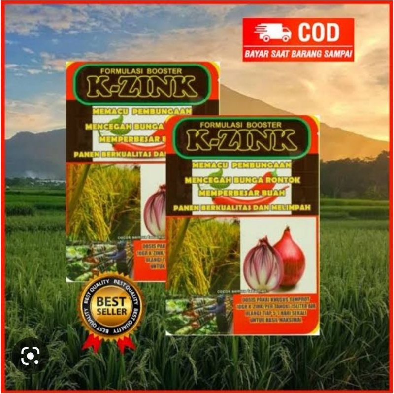 [Pupuk Terlaris]K zink Booster Pupuk untuk buah isi 150 gram.