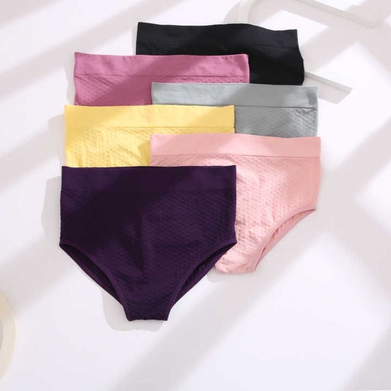 FINETOO FT64 Sexy Celana Dalam Wanita Sport Brief High Waist Women Cotton Panty Soft