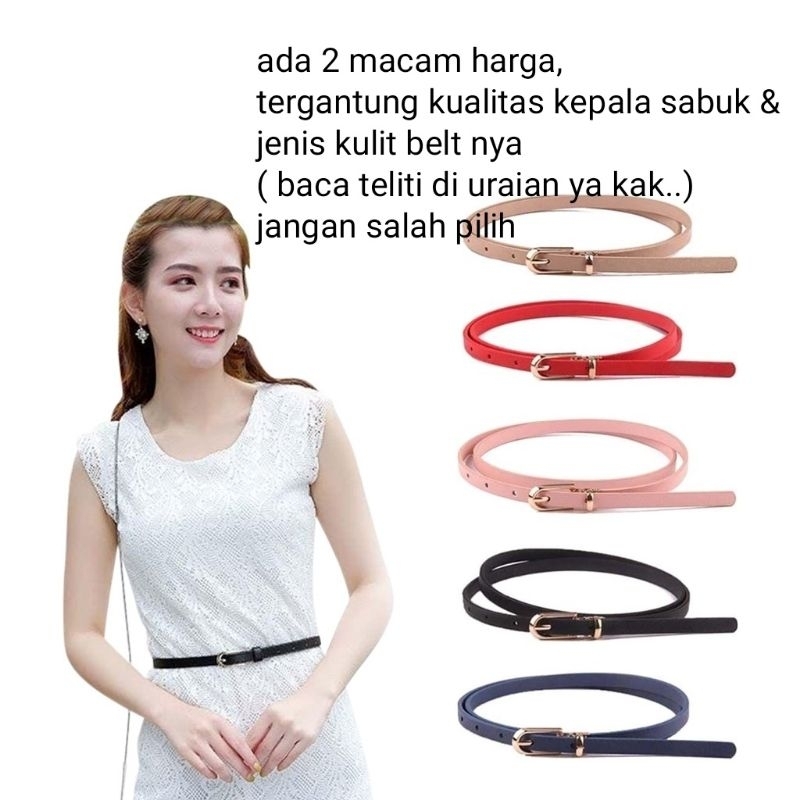 Ikat Pinggang Wanita Fashion Korean Style Metal Belt Sabuk Wanita Tali Pinggang Wanita Cewek