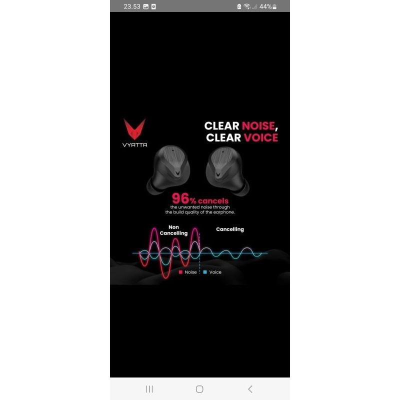 vyatta airboom pro s tws bluetooth headster airphone tanpa charger