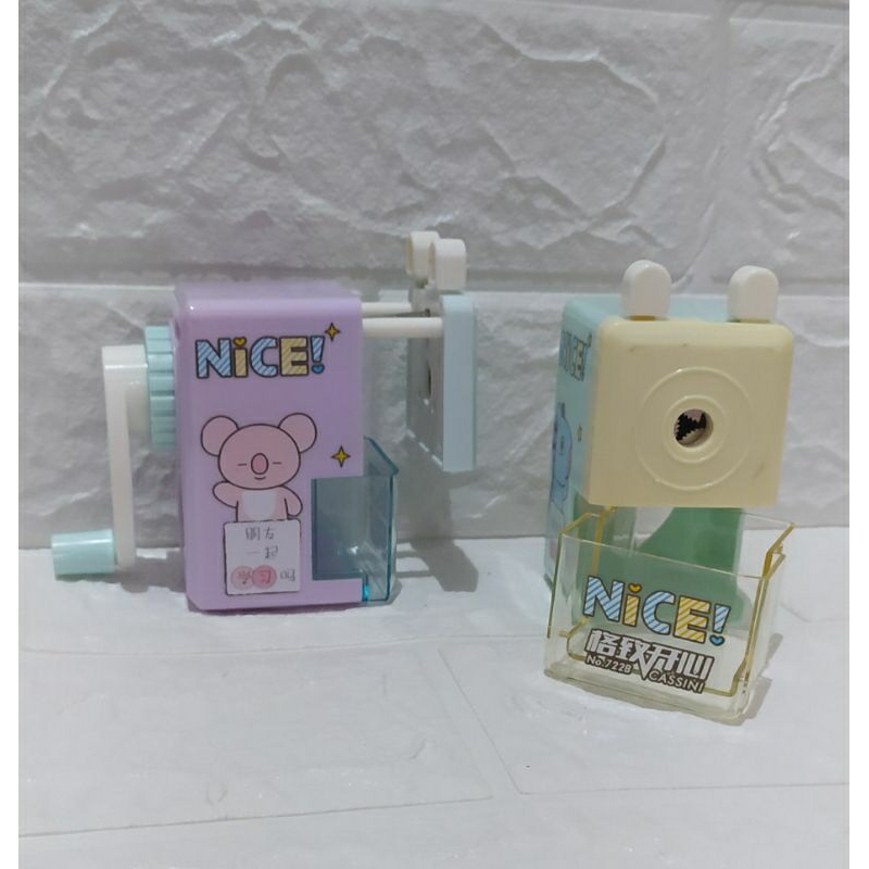 

Rautan Pensil Meja Fancy/ Peraut / Serutan putar Korea / Sharpener Pensil