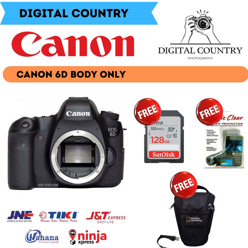 KAMERA CANON EOS 6D BODY ONLY / CANON 6D BODY ONLY / CANON 6D