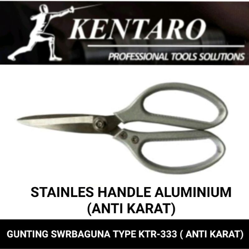 GUNTING SERBAGUNA STAINLES TYPE KTR-333 KENTARO JAPAN QUALITY