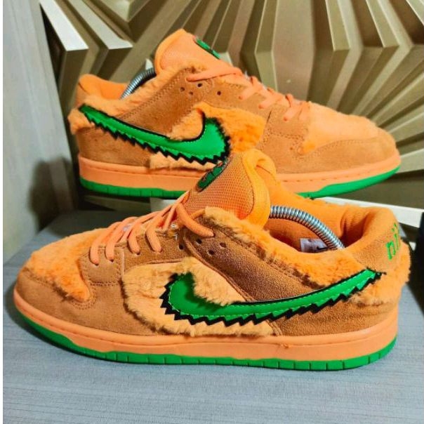 Sepatu SB Dunk Oren Bear x Grateful Dead