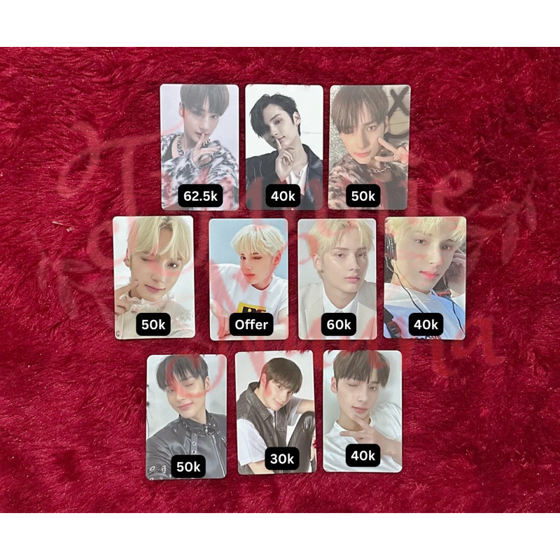 TXT Huening Kai PC Photocard M2TC Hate Mess Tear LD SW R1 Ring Foreul 4OIN Lamaran Freeze Boy