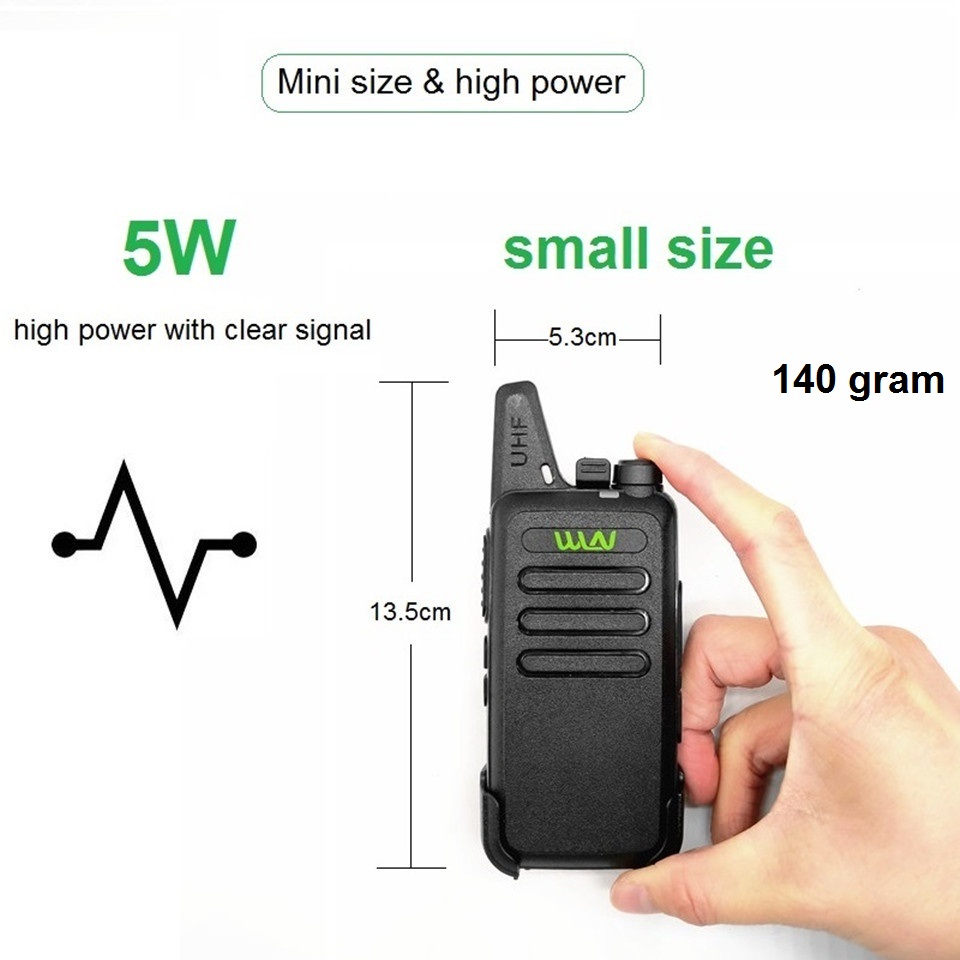 HT WLN UHF HANDY TALKIE HT TWO WAY RADIO KD C1 C 1 KD-C1 2 UNIT 1 UNIT