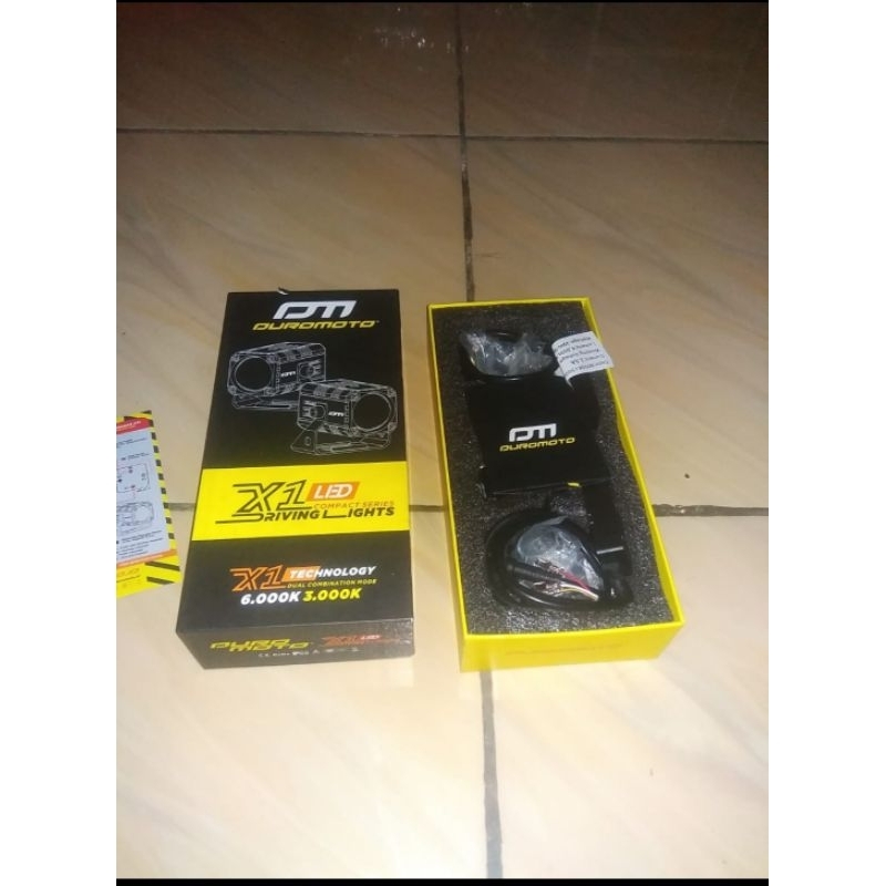 DUROMOTO X1 LED 20WATT FOGLAMP LAMPU TEMBAK MOTOR / MOBIL