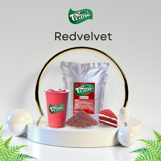 

Bubuk Minuman Prime Rasa REDVELVET Powder Tanpa Gula 1 kg -Minuman kekinian