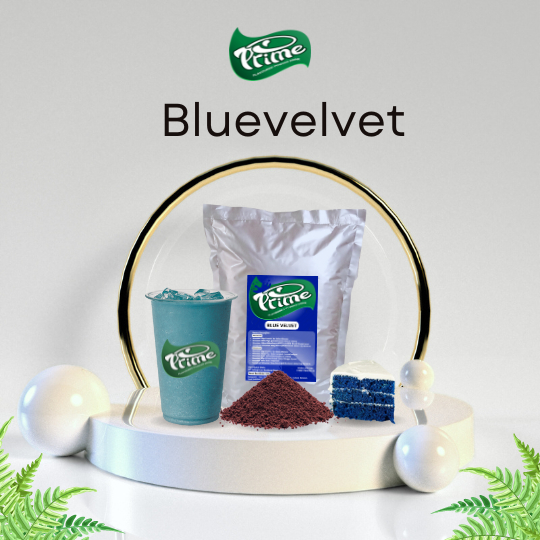 

Bubuk Minuman Prime Rasa BLUEVELVET Powder Tanpa Gula 1 kg - Minuman Kekinian