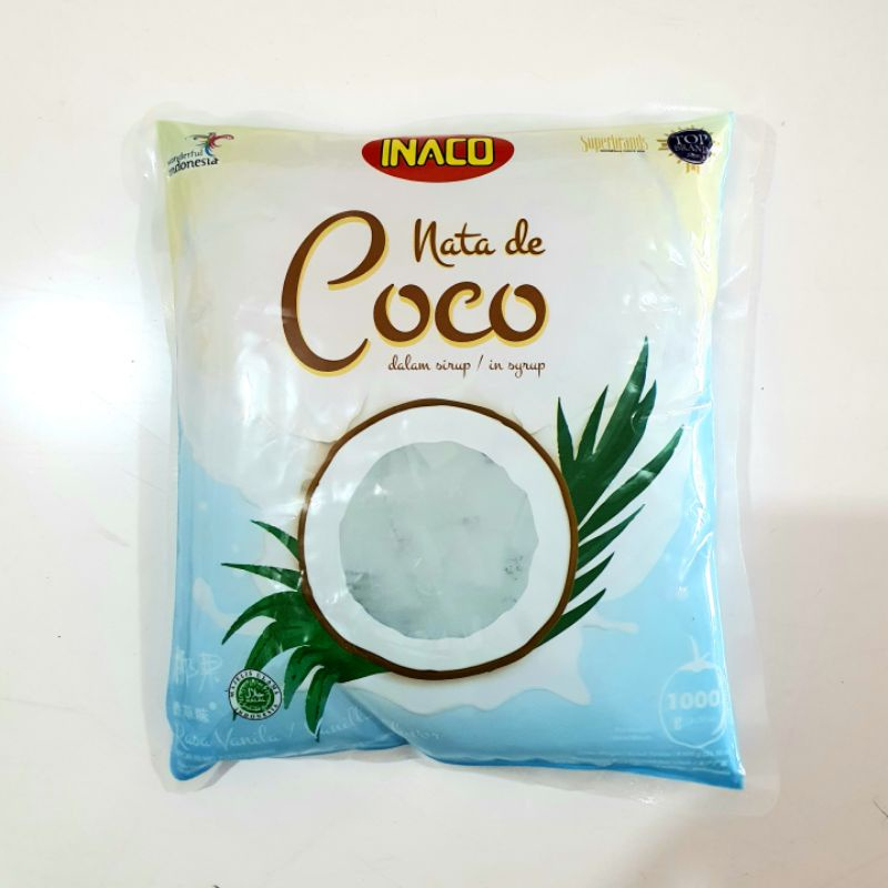 

Inaco Nata De Coco VANILA 1 KG (BESAR) / Inaco Natadecoco 1 KG | BPOM RI ✅