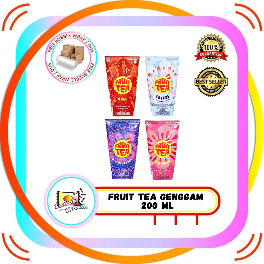 

Sosro Fruit Tea Apple Blackcurrant Stroberi Freeze Pouch GENGGAM 200ml