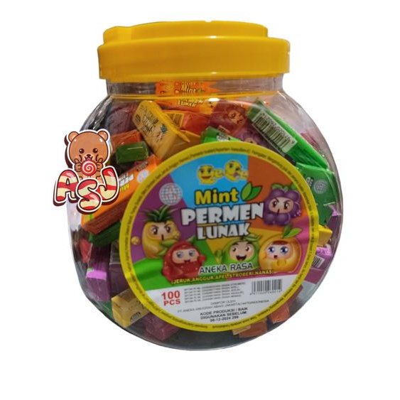 

PERMEN LUNAK TOPLES ISI 100 X 9.2GR