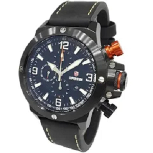 JAM TANGAN PRIA EXPEDITION E 6684M BLACK LEATHER ORIGINAL