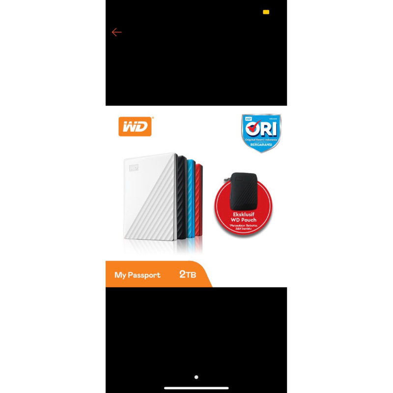 Harddisk External WD