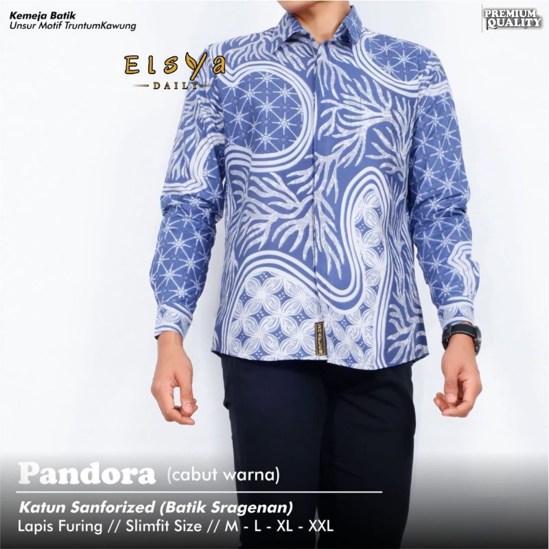 Batik/ Kemeja Batik Pandora/ Elsya Daily