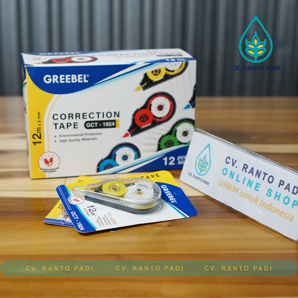 

Tipex Kertas / Tipex Roll Greebel