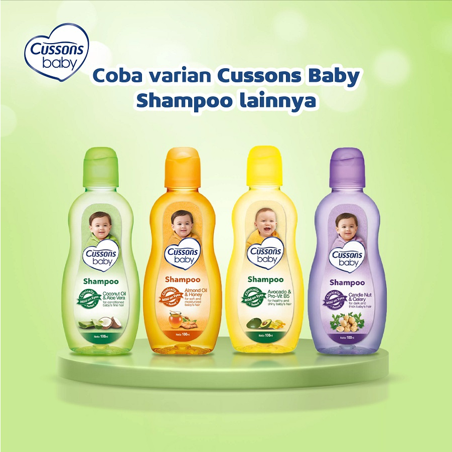 BONUS ISI Cussons Baby Shampoo 100ml EXTRA 100ml Shampo Bayi WHS