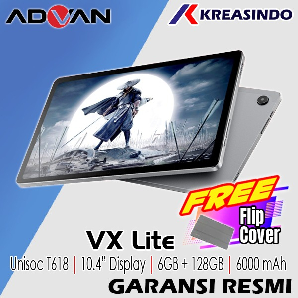 ADVAN Tablet VX Lite 6/128 10" 10 inch Ram 8GB Internal 128GB Original Resmi