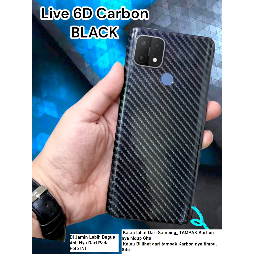 Skin Live Carbon Xiaomi Redmi 15 15C 14 14C 13 13C 12C 12 10-2022 10-5G 10A 10C 9i 9 9A 9C 9T 8 8A P