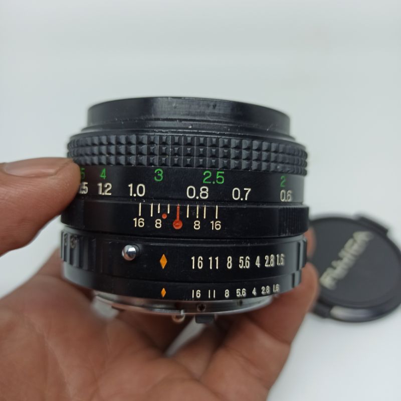 Lensa manual X fujinon 50mm f 1,6 mount XF