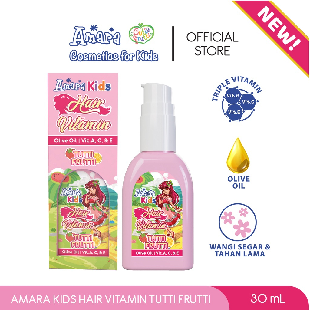 Amara Kidz Hair Vitamin - 30ml (Tersedia varian aroma)