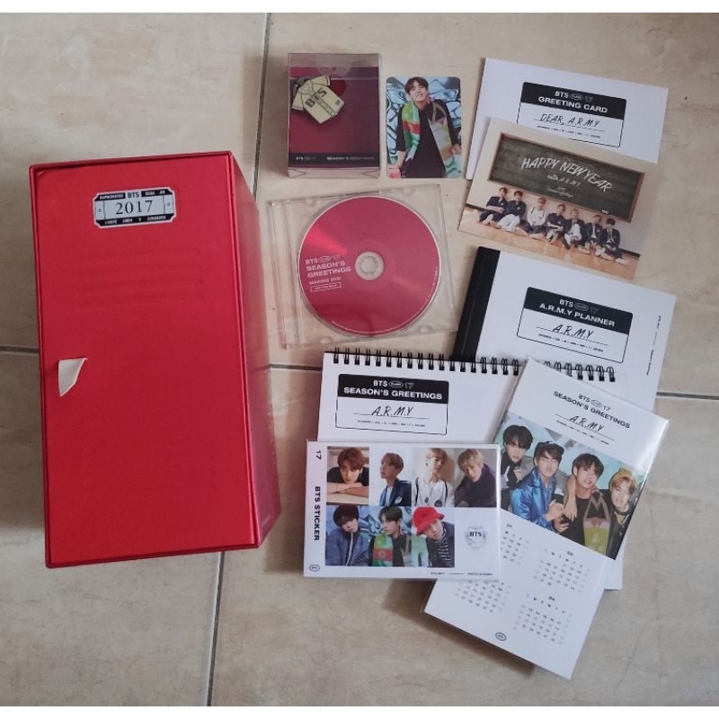 BTS Season Greetings 2017 SG17 — Taehyung Photocard