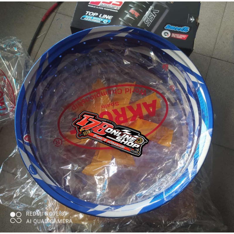 velg Akront morad spain biru motif blade 17-140
