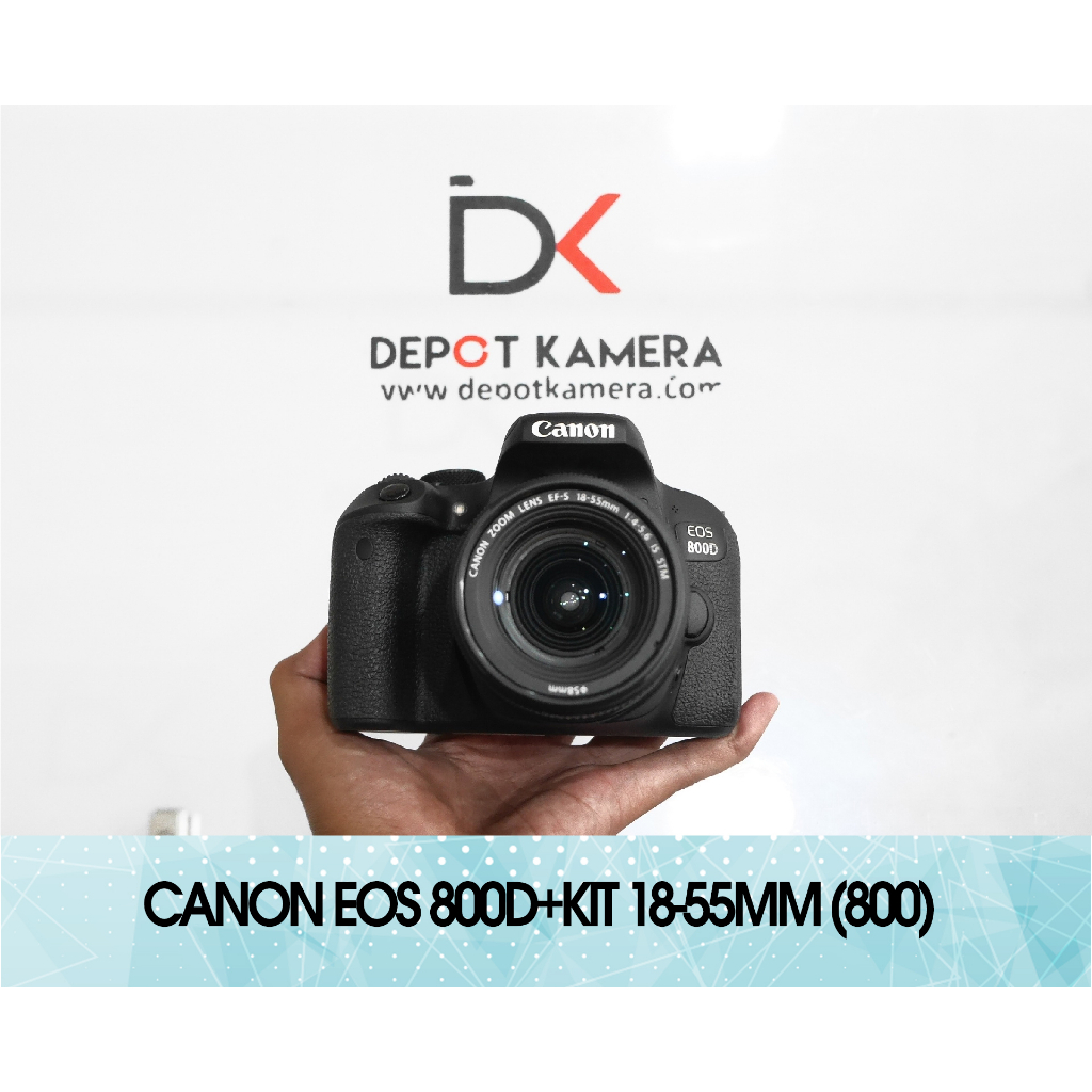 Second - Kamera Canon eos 800D+kit 18-55mm kode 800