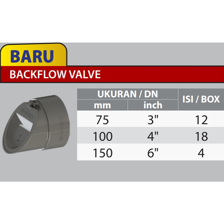 BACKFLOW VALVE