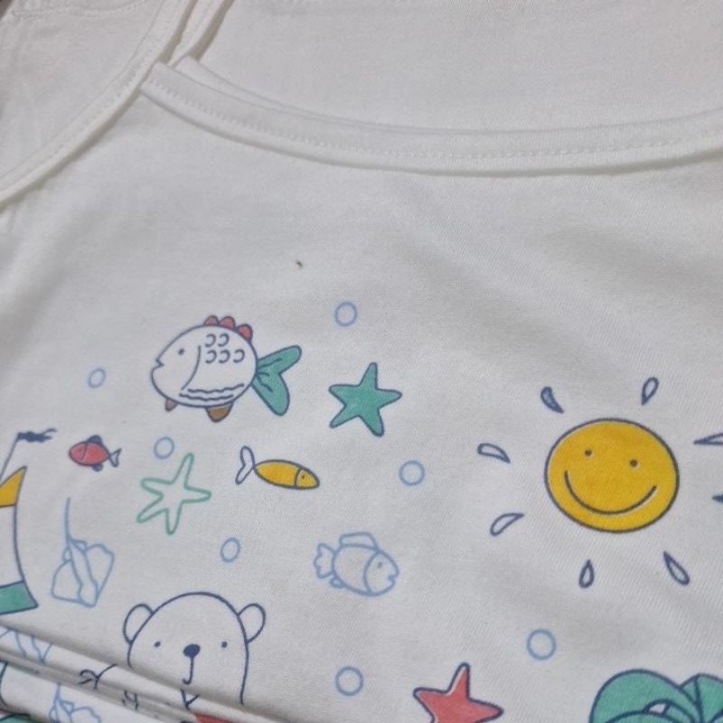 ♥BabyYank♥ Ryan Kaos Dalam Bayi dan Anak Perempuan SNI Singlet Tali Tanktop Putih