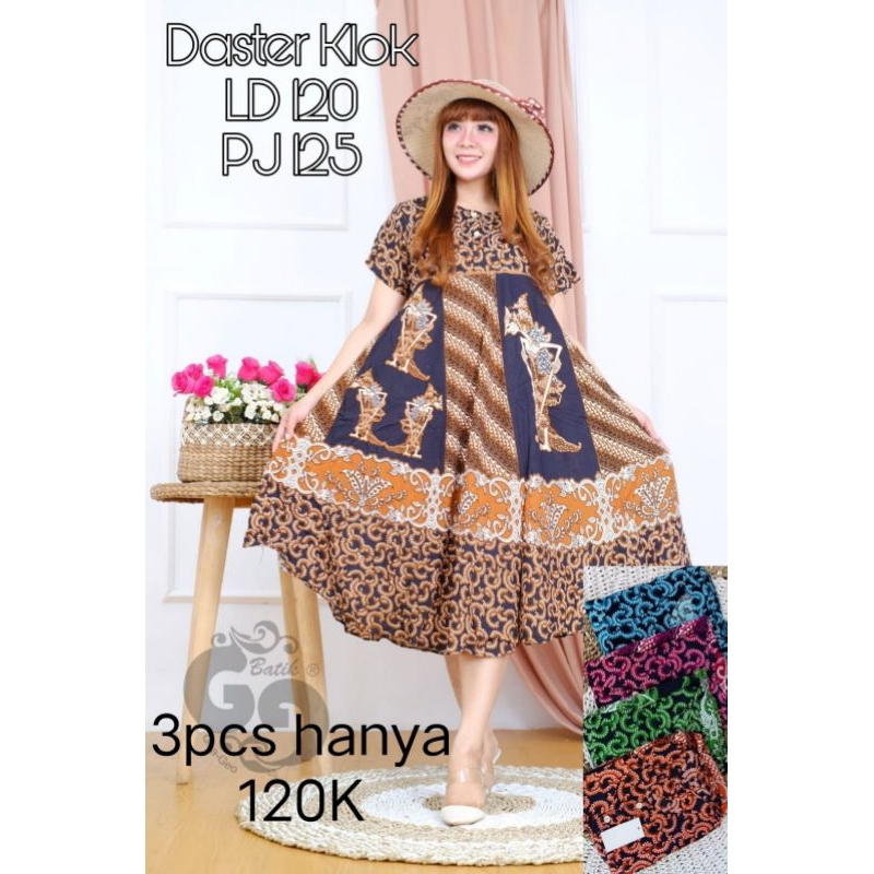 PAKET USAHA DASTER MOTIF KLOK JUMBO