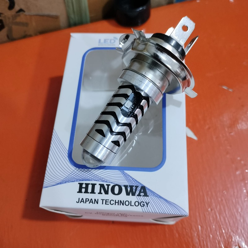 promo Lampu utama Led H4 laser jauh dekat putihkuning senja biru