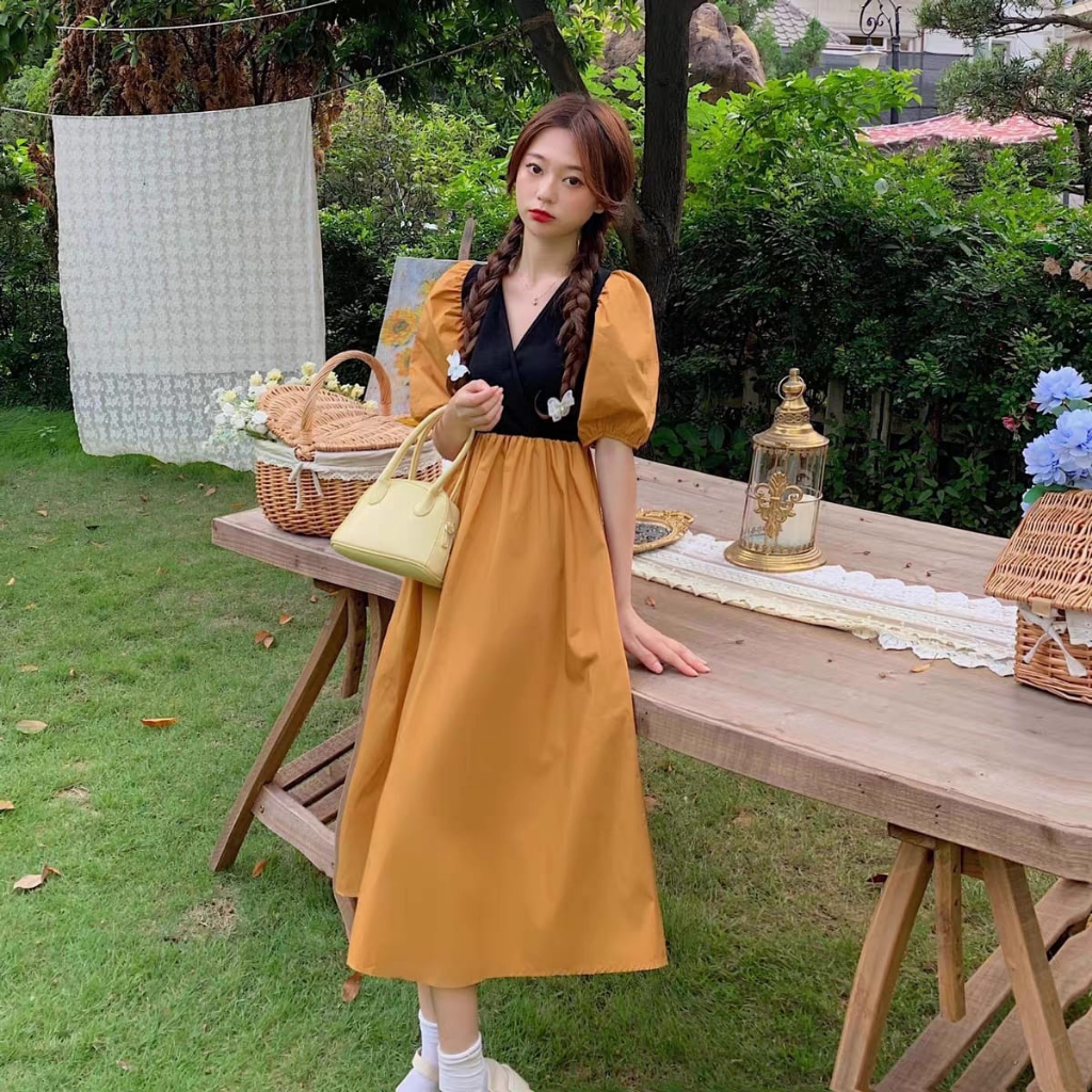 JYACOLECTION-DRESS WANITA TERBARU 2023-DRESS SELUTUT KOREAN STYLE-DRESS MURAH WANITA-DRESS SELUTUT-DRESS PENDEK-DRES MIDI TERBARU