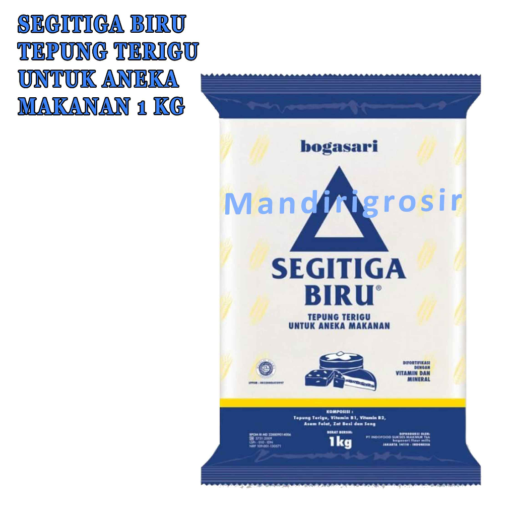TEPUNG TERIGU BOGASARI SEGITIGA BIRU 1kg