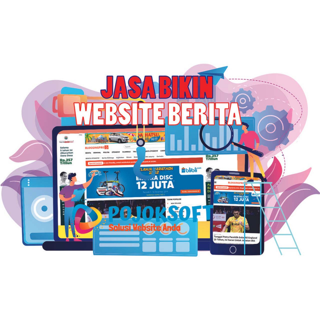 Website Berita Domain .My.ID/ .WEB.ID Premium