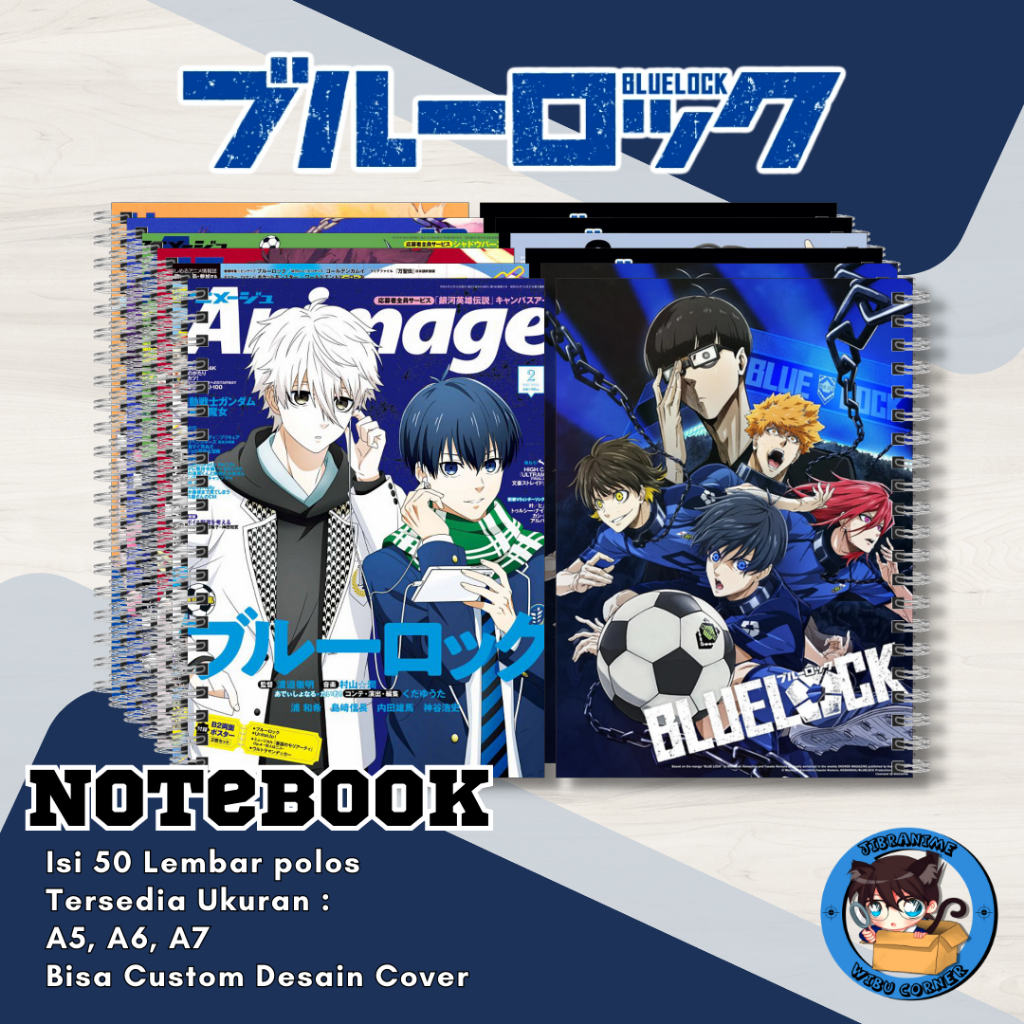 

note book blue lock / notebook blue lock / buku catatan blue lock (1)
