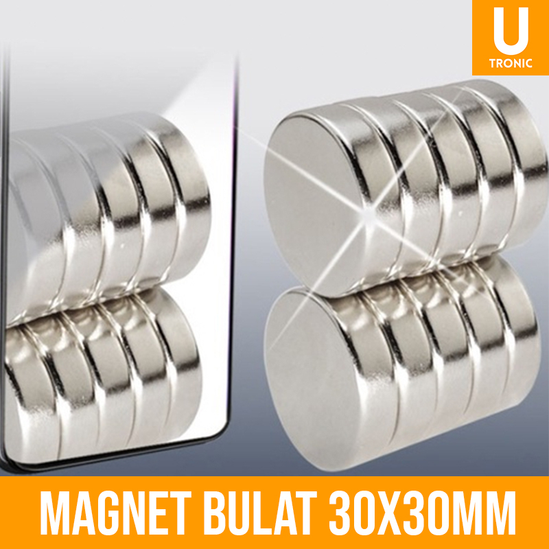 Magnet Neodymium Bulat Diameter 30mm (X058)