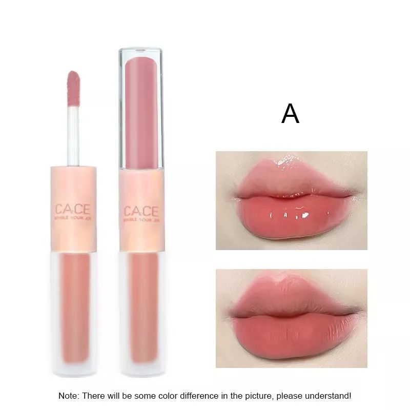 ♥️G.A.SHOP♥️ CACE LIPSTIK 2IN1 / LIPCREAM LIPGLOSS 2IN1