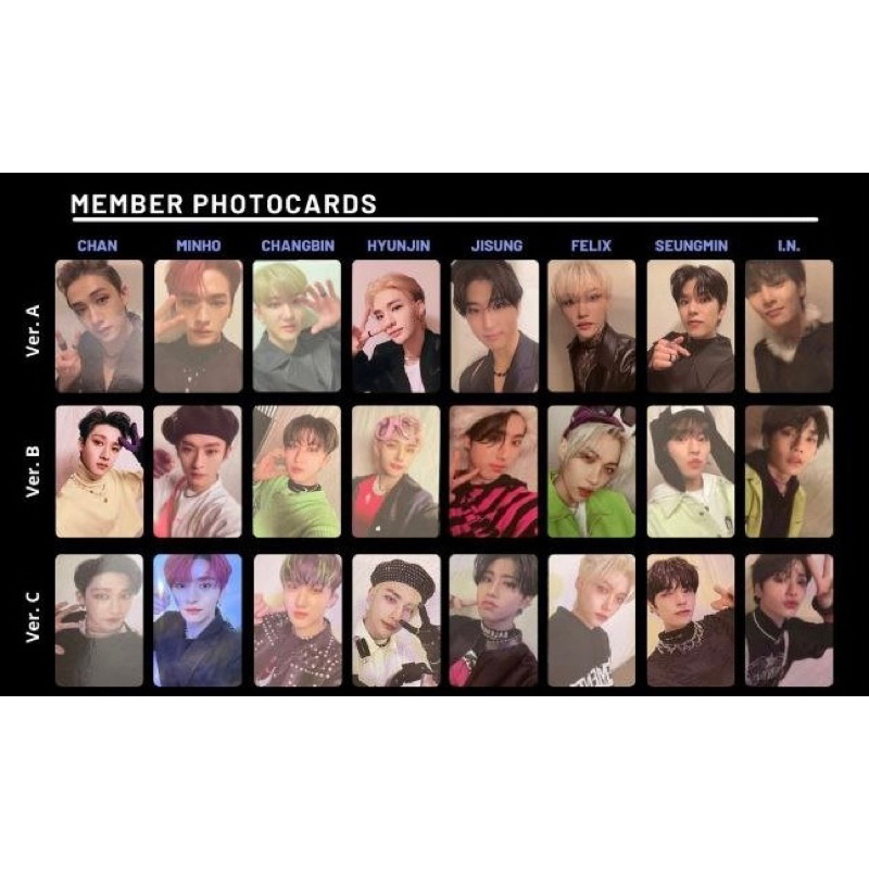 (READY) PHOTOCARD ODDINARY STRAY KIDS
