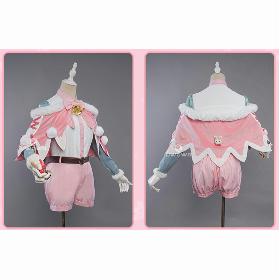 UWOWO Genshin Impact Fanart Cosplay Venti Cosplay Costume Cute Bunny Outifit Cosplay Outfit Exclusive Authorization