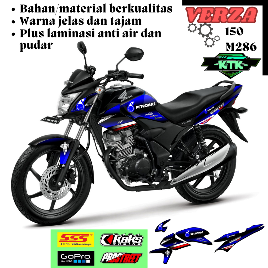 Striping VERZA LAMA KODE M286 - striping variasi verza / decal verza / variasi verza - VERZA STICKER