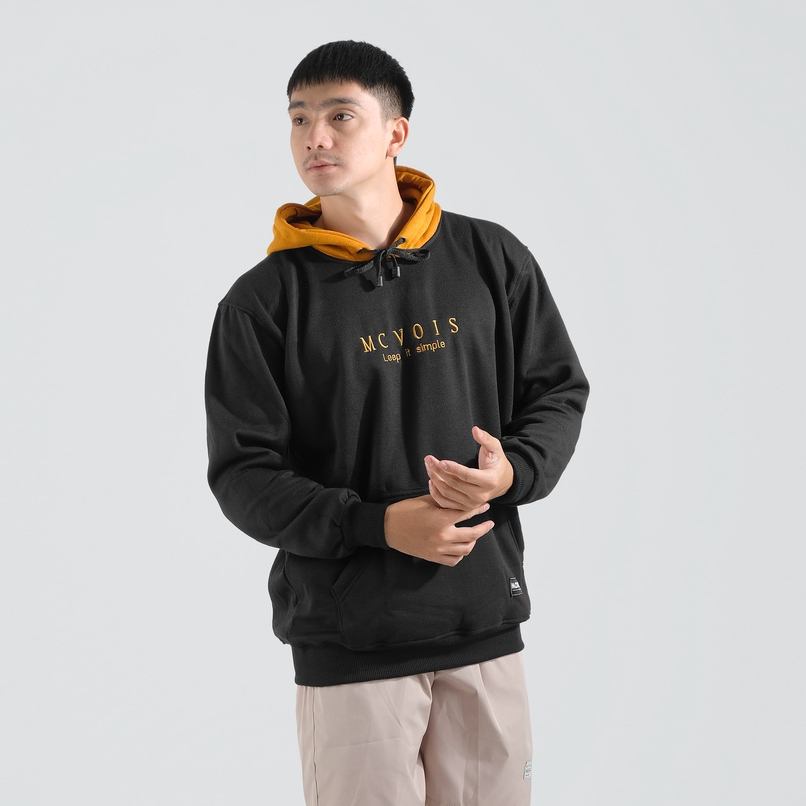 Mcvois Sweater Hoodie Kombinasi Topi Premium Distro