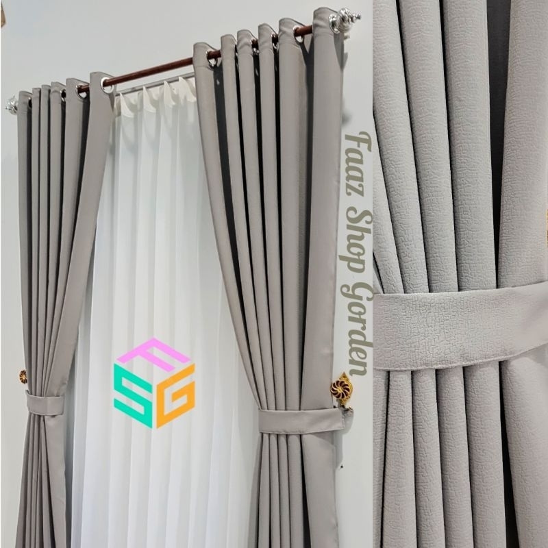 Gorden Blackout Premium Gorden Minimalis Gorden Mewah Ruang Tamu  Gorden Pintu Kamar Gorden Jendela