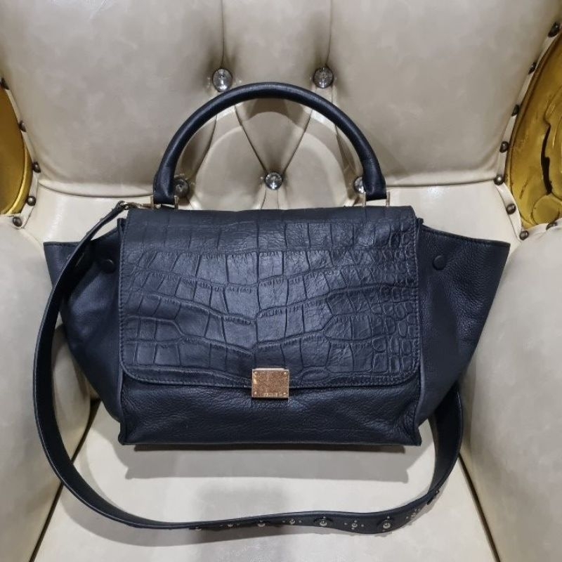 Tas Celine Trapeze croco Preloved ku PL