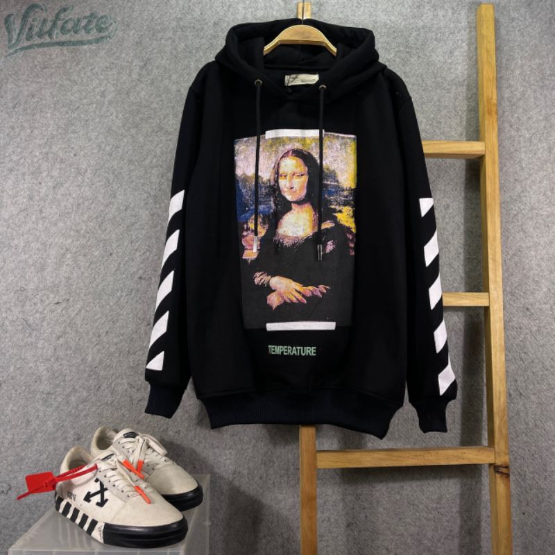 HOODIE OFF-WHITE MONALISA / SWEATER HOODIE PRIA