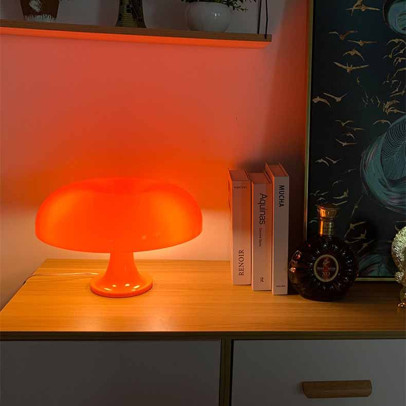 Lampu Meja Hias LED Model Mushroom 4 LED 5W 3 in 1 Color - TL102 - Orange