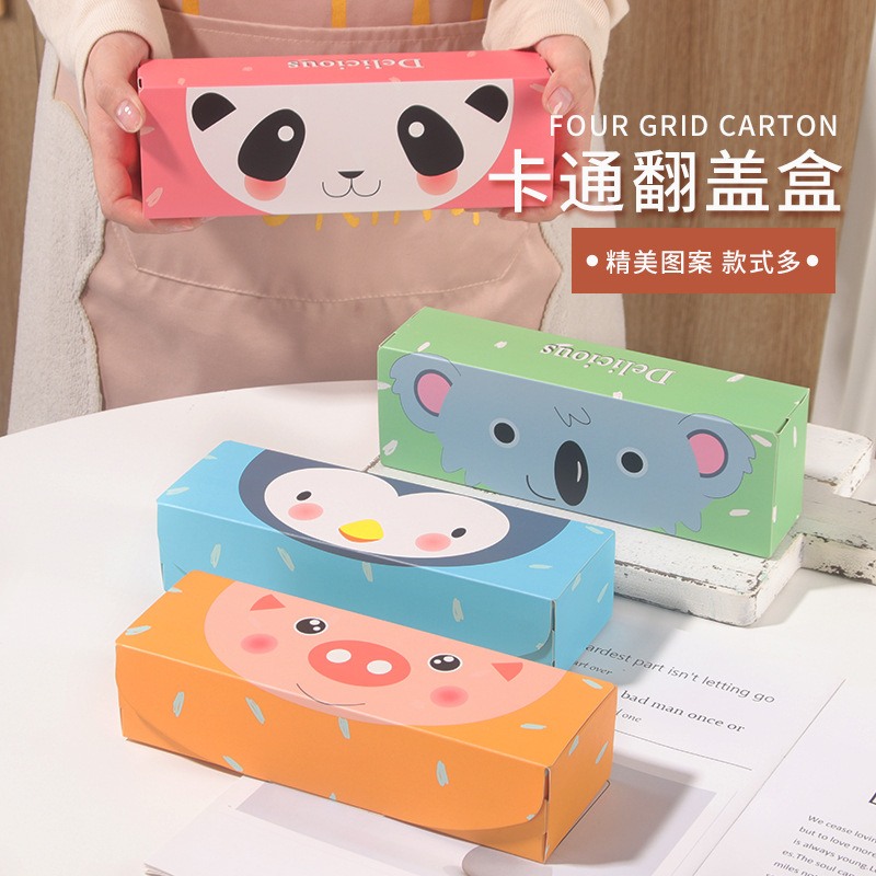 

Box Animal kado birthday mooncake nastar pia cookies 21,8 x 7,2 x 5,1cm